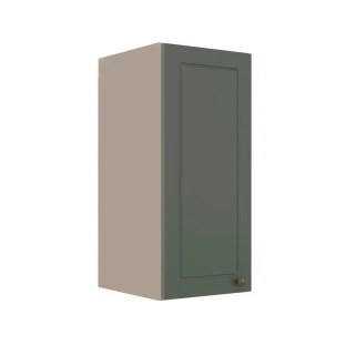 Módulo Armário Aéreo 68x30x34cm 1 Porta 100% MDF Cozinha Modulada Provence Robel Fendi/Sálvia Matte
