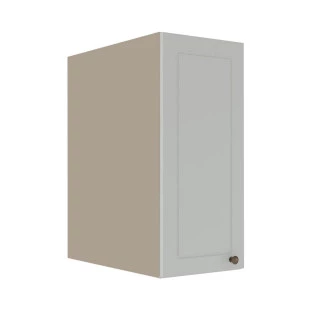 Módulo Armário Aéreo 68x30x56cm 1 Porta 100% MDF Cozinha Modulada Provence Robel Fendi/Branco Matte