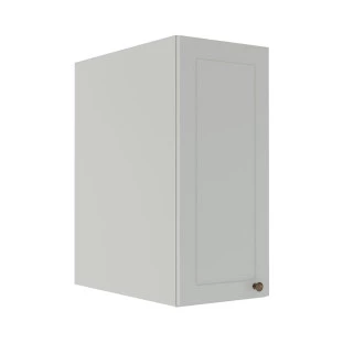 Módulo Armário Aéreo 68x35x56cm 1 Porta 100% MDF Cozinha Modulada Provence Robel Branco/Branco Matte