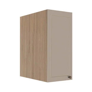 Módulo Armário Aéreo 68x35x56cm 1 Porta 100% MDF Cozinha Modulada Provence Robel Hanover/Fendi Matte