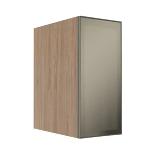 Módulo Armário Aéreo 68x35x56cm 1 Porta Vidro Reflecta Cozinha Modulada Robel Hanover
