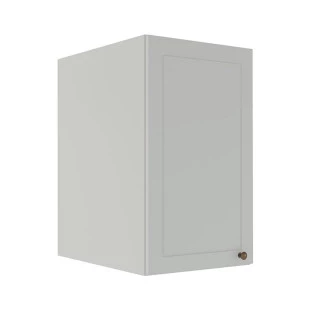 Módulo Armário Aéreo 68x40x56cm 1 Porta 100% MDF Cozinha Modulada Provence Robel Branco/Branco Matte