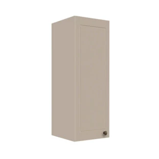 Módulo Armário Aéreo 88x30x34cm 1 Porta 100% MDF Cozinha Provence Robel Fendi/Fendi Matte