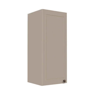 Módulo Armário Aéreo 88x35x34cm 1 Porta 100% MDF Cozinha Provence Robel Fendi/Fendi Matte