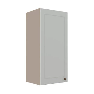 Módulo Armário Aéreo 88x40x34cm 1 Porta 100% MDF Cozinha Provence Robel Fendi/Branco Matte