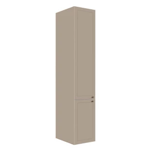Módulo Paneleiro 208x40x56cm 2 Portas 100% MDF Cozinha Provence Robel Fendi/Fendi Matte