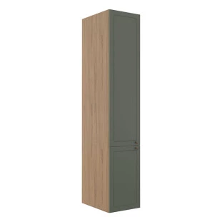 Módulo Paneleiro 208x40x56cm 2 Portas 100% MDF Cozinha Provence Robel Hanover/Salvia Matte