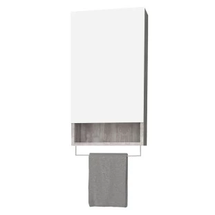 Módulo Vertical Porta Toalha Aimoré 30 Cozimax Branco/Calcare