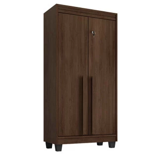 Organizador Multiuso 70cm Lavanderia Quarto Escritório 2 portas Paris RV Móveis Noce