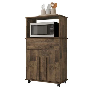 Balcão Multiuso Para Micro-ondas ou Forno 74cm Toronto RV Móveis Amadeirado
