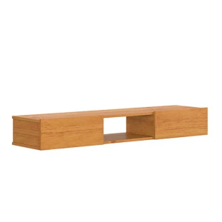 Nicho Rack Suspenso Sala Quarto 120cm Impacto 1.2 Patrimar Cinamomo
