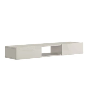 Nicho Rack Suspenso Sala Quarto 120cm Impacto 1.2 Patrimar Off White