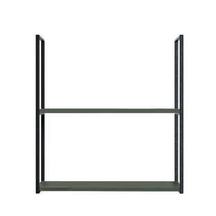 Módulo Nicho Metal 68x60x33cm 2 Prateleiras Cozinha Modulada Robel Salvia