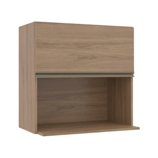 Módulo Armário Aéreo Nicho Micro-Omdas 68x70 100% MDF Cozinha Modulada Gold Robel Hanover/Hanover