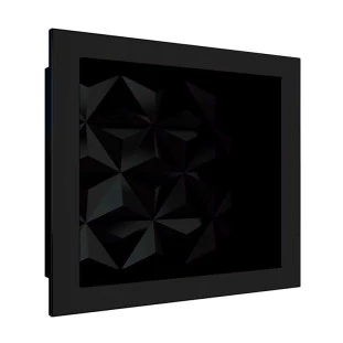 Nicho Para Banheiro 40x30X10 Mármore Sintético Cozimax Preto Textura