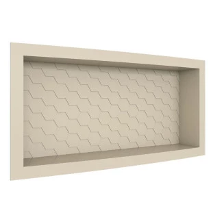Nicho Para Banheiro 60x27x9.5 Termoplástico Cozimax Bege