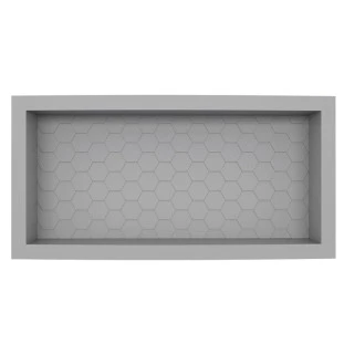 Nicho Para Banheiro 60x27x9.5 Termoplástico Cozimax Cinza