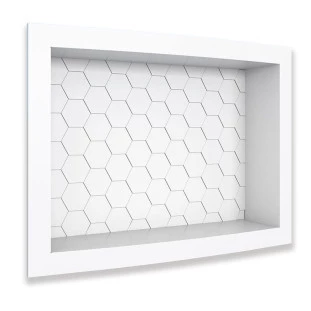 Nicho Para Banheiro 40x27x9.5 Termoplástico Cozimax Branco