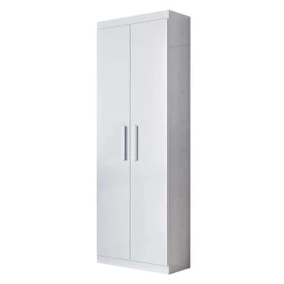 Organizador Multiuso Quarto Sala Escritório 2 Portas 204x70cm Delta Lukaliam Branco