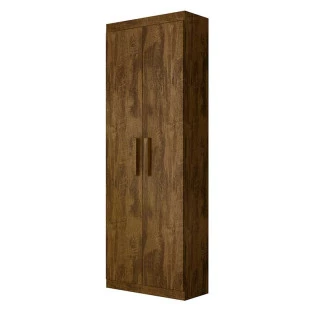 Organizador Multiuso Quarto Sala Escritório 2 Portas 204x70cm Delta Lukaliam Canela