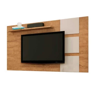 Painel Para TV 55 Polegadas Grécia 1.8 Lukaliam Amêndoa/Off White