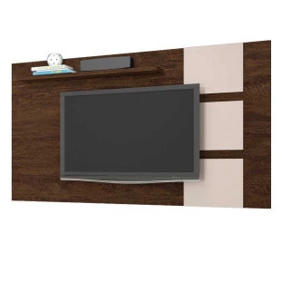 Painel Para TV 55 Polegadas Grécia 1.8 Lukaliam Noce/Off White