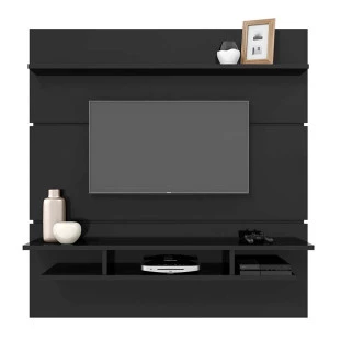 Painel Para TV 60 Polegadas Adryan Patrimar Preto