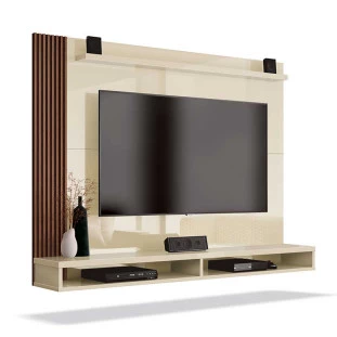 Painel Para TV até 50 Polegadas Dijon EDN Off White/Naturale