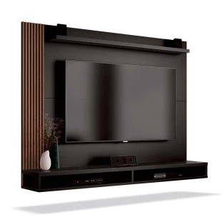 Painel Para TV até 50 Polegadas Dijon EDN Preto/Naturale