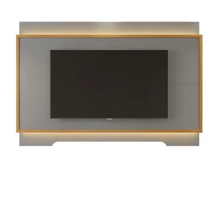 Painel Para TV 75 Polegadas Com LED 2.1 Koly EAX Móveis Cinza/Tauari