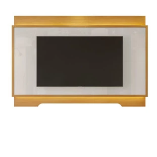 Painel Para TV 75 Polegadas Com LED 2.1 Koly EAX Móveis Tauari/Off White