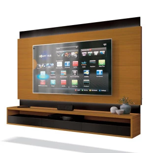 Painel Suspenso Para TV até 60 Pol Savoy 1.6 EDN Cedro/Preto