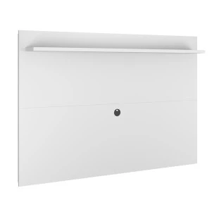 Painel Compacto 137cm Quarto Sala Para TV 55 Sirius 1.4 Patrimar Branco Acetinado