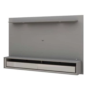 Painel Suspenso Para TV 70 Pol Supreme 1.8 Gelius Cinza/Off White
