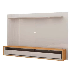 Painel Suspenso Para TV 70 Pol Supreme 1.8 Gelius Off White/Naturale
