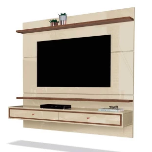 Painel Para TV 58 Polegadas Treviso 160 EDN Off White/Naturale