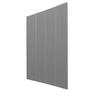 Placa Painel Ripado Nobre 200cm x 250cm Gelius Cinza
