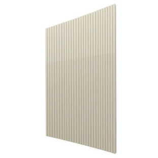 Placa Painel Ripado Nobre 200cm x 250cm Gelius Off White