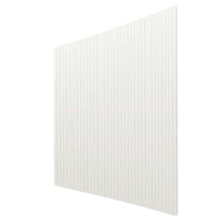 Placa Painel Ripado Nobre 250cm x 250cm Gelius Branco