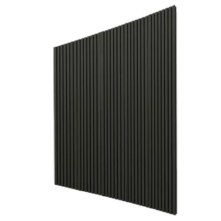 Placa Painel Ripado Nobre 250cm x 250cm Gelius Grafite