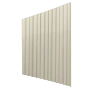 Placa Painel Ripado Nobre 250cm x 250cm Gelius Off White