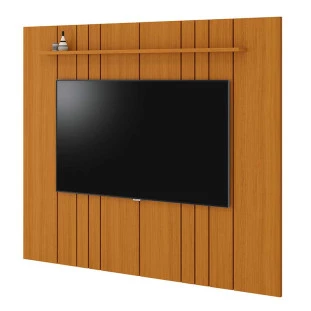 Painel Ripado Para TV 75 Polegadas 217cm Clean 2.2 EDN Cedro