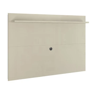 Painel Compacto 137cm Quarto Sala Para TV 55 Sirius 1.4 Patrimar Off White