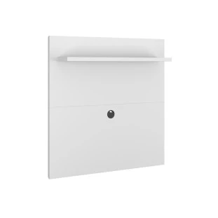 Painel Pequeno 90cm Quarto Sala Para TV 32 Sirius Patrimar Branco Acetinado