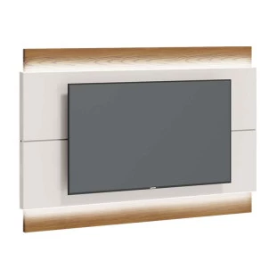 Painel Para TV 50 Polegadas Com Led Classic 1.4 Imcal Off White/Freijó