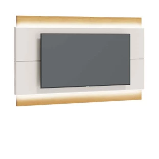 Painel Para TV 65 Polegadas Com Led Classic 1.8 Imcal Off White/Nature