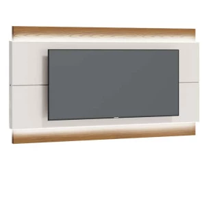 Painel Para TV 75 Polegadas Com Led Classic 2.2 Imcal Off White/Freijó