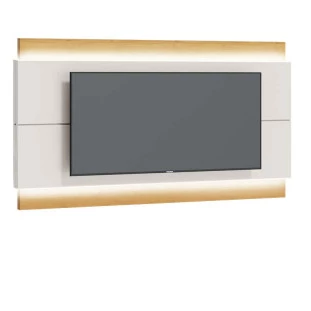 Painel Para TV 75 Polegadas Com Led Classic 2.2 Imcal Off White/Nature
