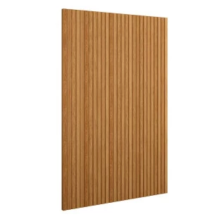 Placa Painel Ripado Parede 168cm x 250cm Bali Lukaliam Freijo