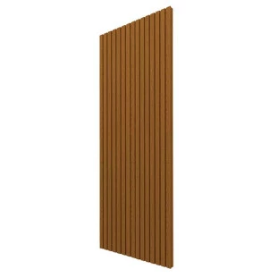 Placa Painel Ripado Nobre 100cm x 250cm Gelius Castanho